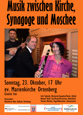 Musik zwischen Kirche, Synagoge und Moschee: Weltreligionen im musikalischen Trialog (Bild vergrößern)