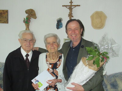 Irmgard und Raimund Kitzinger feiern diamantene Hochzeit
