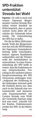HNA vom 21.03. 2019 SPD zur Bürgermeisterwahl (Bild vergrößern)
