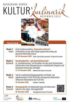 Plakat Begegnung durch Kultur & Kulinarik 2022