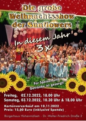Die große Weihnachtsshow der Sunflowers