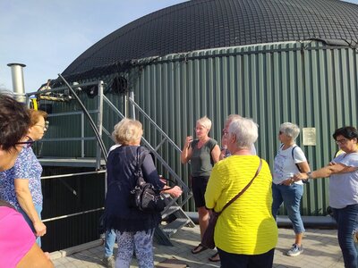 Besichtigung der Biogasanlage Huferhof (Bild vergrößern)
