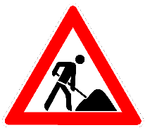 Straßensperrung/Bauarbeiten