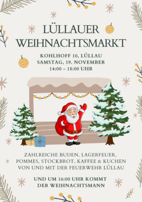 Endlich wieder - Lüllauer Weihnachtsmarkt am 19.11.2022 (Bild vergrößern)