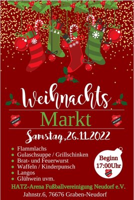 Weihnachtsmarkt am 26. November 2022