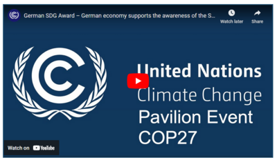 Klixbüll wurde auf der UN Weltklima-Konfernz als nachhaltige Gemeinde  nominiert