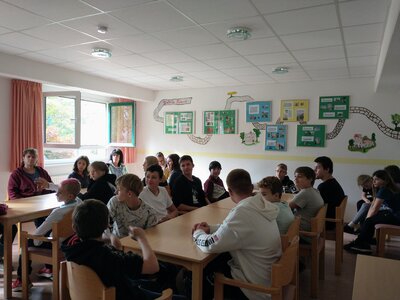 Foto zur Meldung: Kennenlerntage in Arendsee im Rahmen von INISEK 7