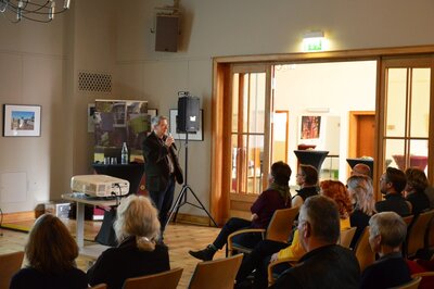 Dr. Oliver Hermann begrüßte am 10. November die Teilnehmerinnen und Teilnehmer des Tages des Biosphärenreservates I Foto: Martin Ferch
