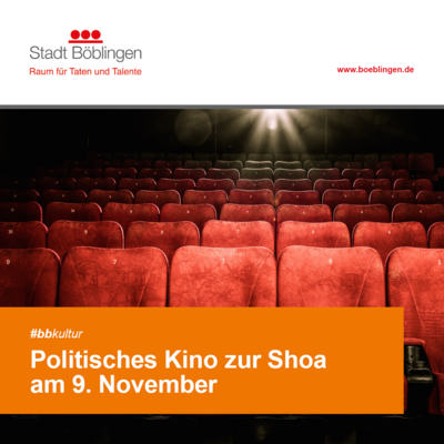 Vorschaubild der Meldung: Politisches Kino zur Shoa am 09.11. in Böblingen