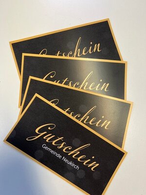 Meldung: Gutschein der Gemeinde Neukirch