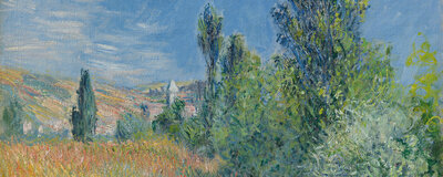 Claude Monet, Landschaft auf der Insel Saint-Martin, 1881, Copyright: Museum Barberini Potsdam (Bild vergrößern)