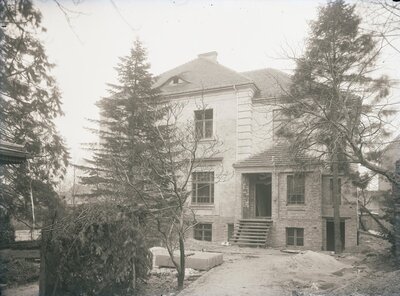oto Max Zeisig/SRm | Das neue Logen-Haus in der Wittenberger Straße 1908, kurz vor der Fertigstellung des Neubaus.
