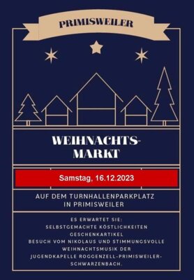 16.12.2023 Weihnachtsmarkt in Primisweiler