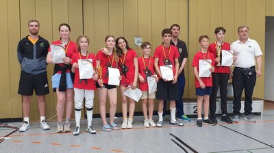 Starke Medaillen bei den Deutschen U13 Florett-Meisterschaften in Würzburg (Bild vergrößern)