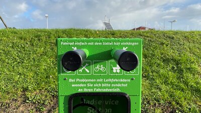 Foto zur Meldung: Service für Radfahrer auf Föhr und Amrum