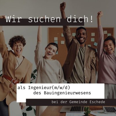 Wir suchen Verstärkung ! (Bild vergrößern)