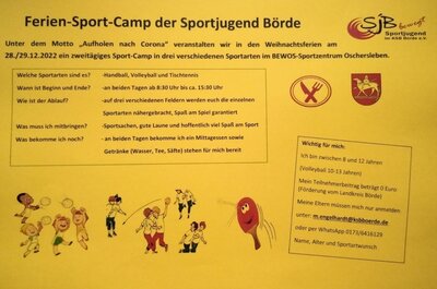 Ferien-Sport-Camp der Sportjugend Börde (Bild vergrößern)