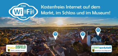 Kostenfreies Internet auf dem Markt, im Schloss & im Museum!