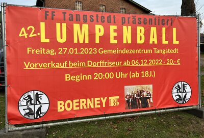 Lumpenball in Tangstedt