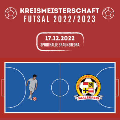Foto zur Meldung: Kreismeisterschaft Futsal Junioren Saison 2022/2023