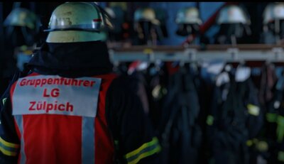Feuerwehr Zülpich unterstütz beim Imagefilm 