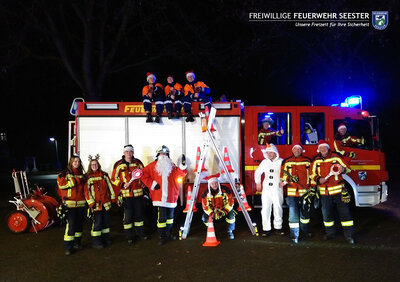 Foto zur Meldung: Feuerwehr-Weihnachts-Challenge 2022