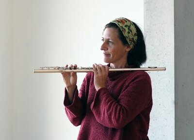 Flötenkonzert im Glasmuseum (Bild vergrößern)
