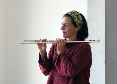 Flötenkonzert im Glasmuseum (Bild vergr&ouml;&szlig;ern)