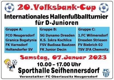 20.Volksbank-Cup 2023 der D-Junioren (Bild vergrößern)