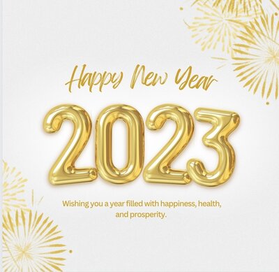 Beste Wünsche für das Neue Jahr 2023