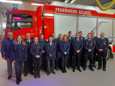 Freiwillige Feuerwehr der Stadt Selbitz Jahreshauptversammlung am 05. Januar 2023