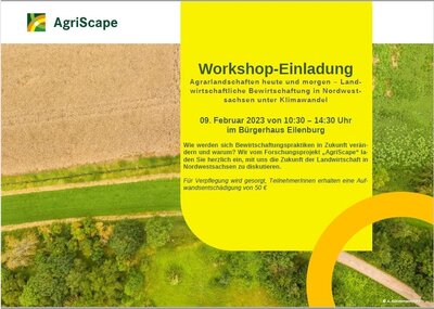 Agrarlandschaften heute und morgen - workshop Einladung
