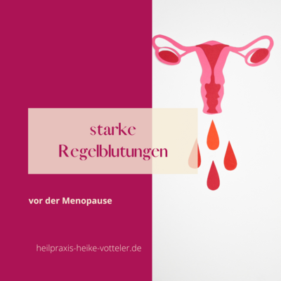 Strake Regelblutung vor der Menopause (Bild vergrößern)