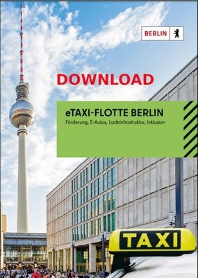 eTaxi-Flotte Berlin. (Bild vergrößern)