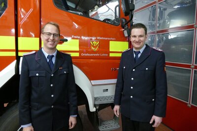 Neue Führung und Nachwuchs bei der Feuerwehr Lohne (Bild vergrößern)