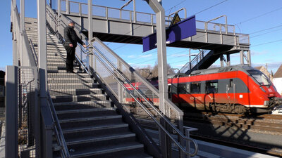Bahnhof Lauchhammer: Vor Sanierung barrierefrei – danach nicht mehr