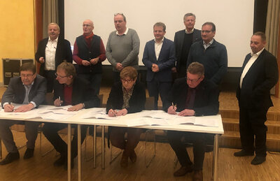 Unterzeichnung des Integrierten Rahmenplanes für den Stadt-Umland-Raum (SUR) Schwerin 2030