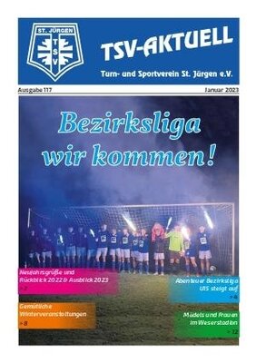 Titelseite TSV Aktuell - Januar 2023