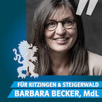 Foto zur Meldung: Neue Bürgersprechstunde 2023 mit Ihrer Landtagsabgeordneten Barbara Becker für den Landkreis Schweinfurt Süd (Altlandkreis GEO