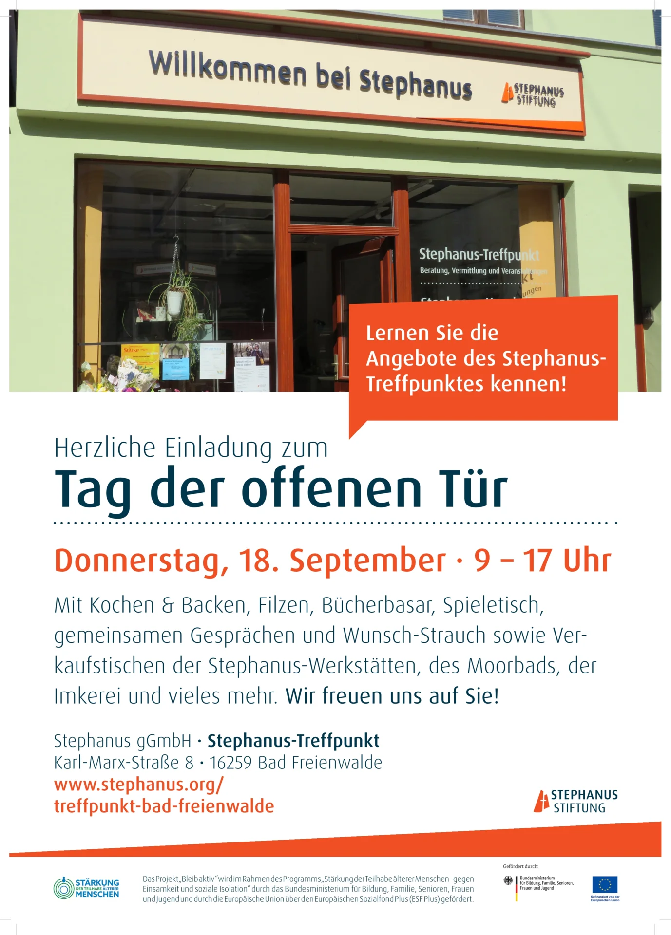 Plakat zum -Tag der offenen Tür-2025