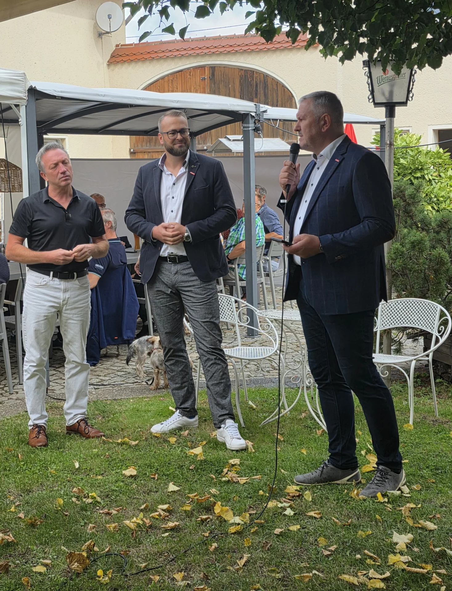 Andre Lange (signal iduna), Stefan Comolle (Standortleiter Bildungsstätte Gera), Stefan Haase (GF der KHS AGZ)