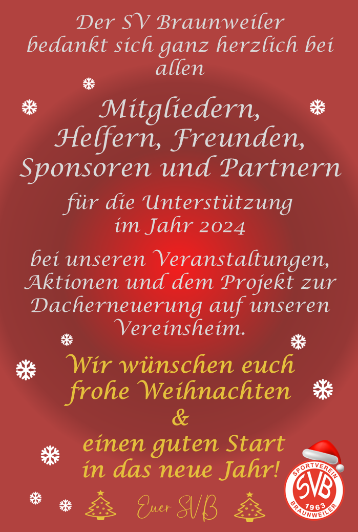 SVB Weihnachtsgruß