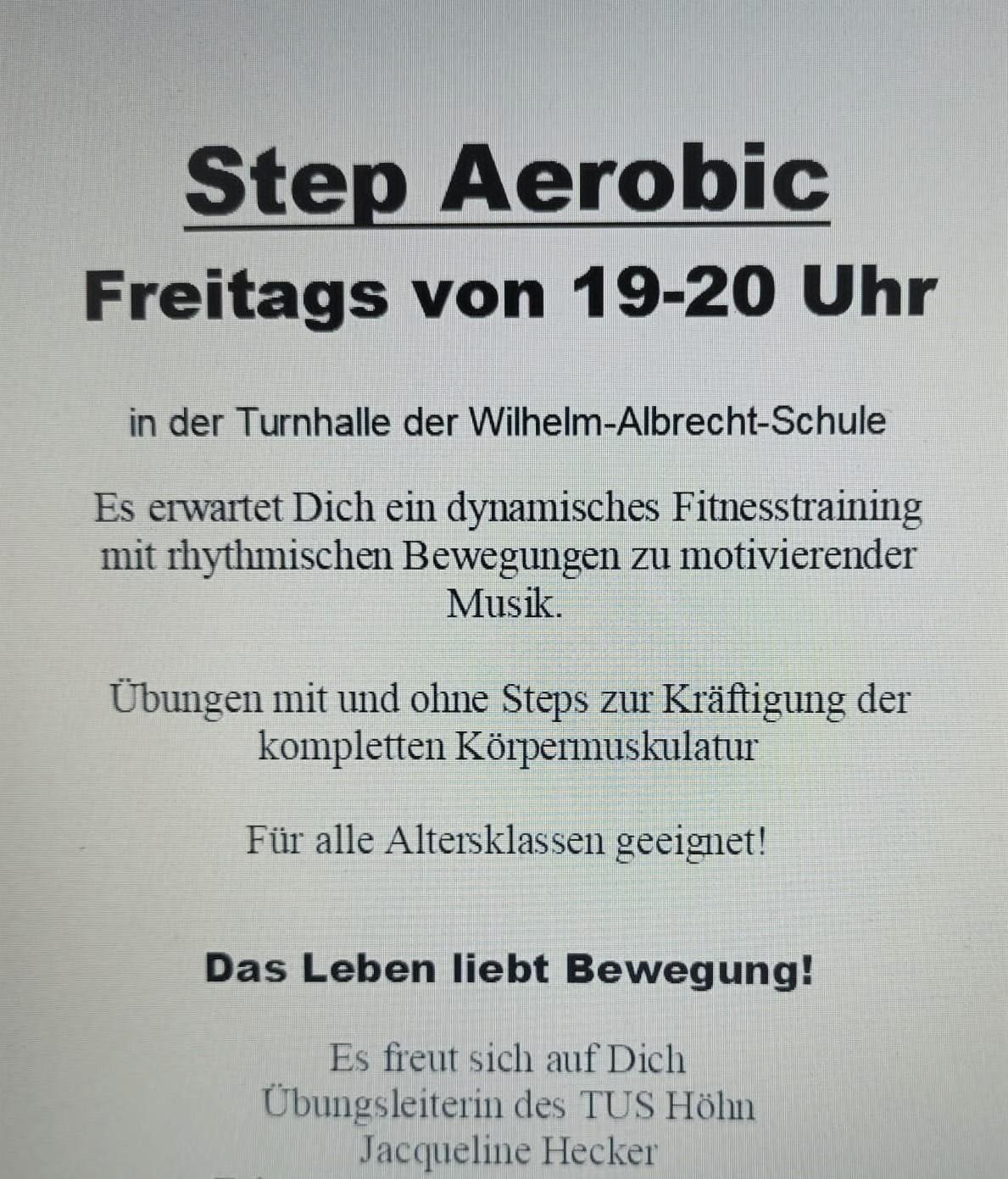 Step Aerobic