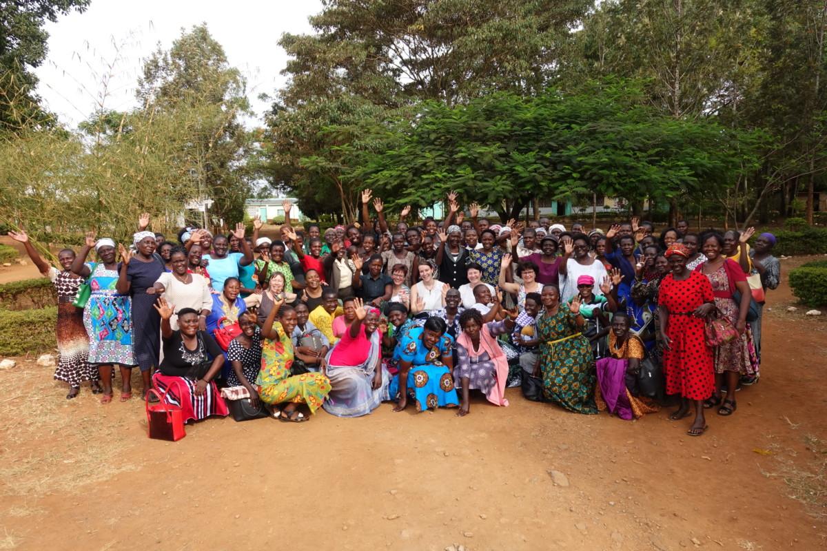 Abschlussfoto vom Treffen der WoFaAK-Frauen in Siaya.