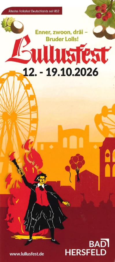 Flyer Lullusfest 2026
