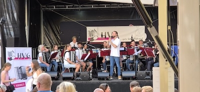 Der HVG beim Großbottwarer Straßenfest: Ausgelassene Stimmung und viel gute Musik!