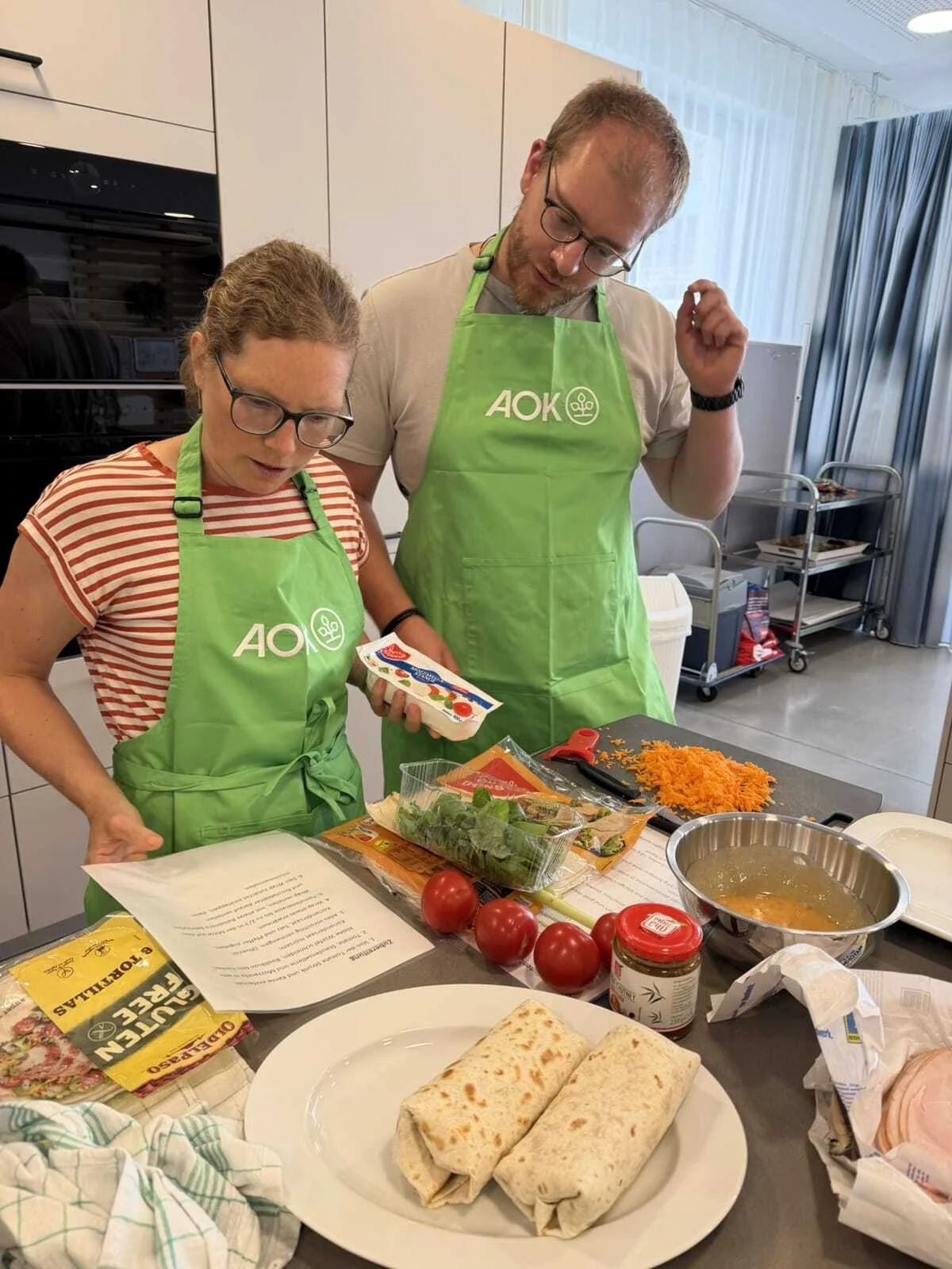 Essen wird zubereitet