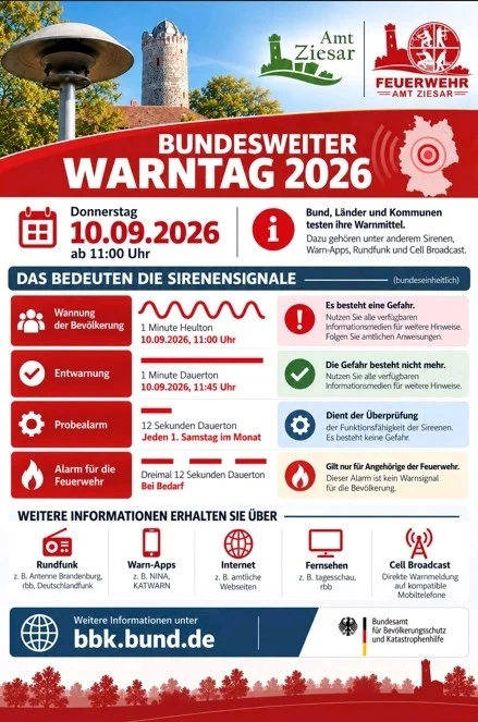 Bundesweiter Warntag 2026