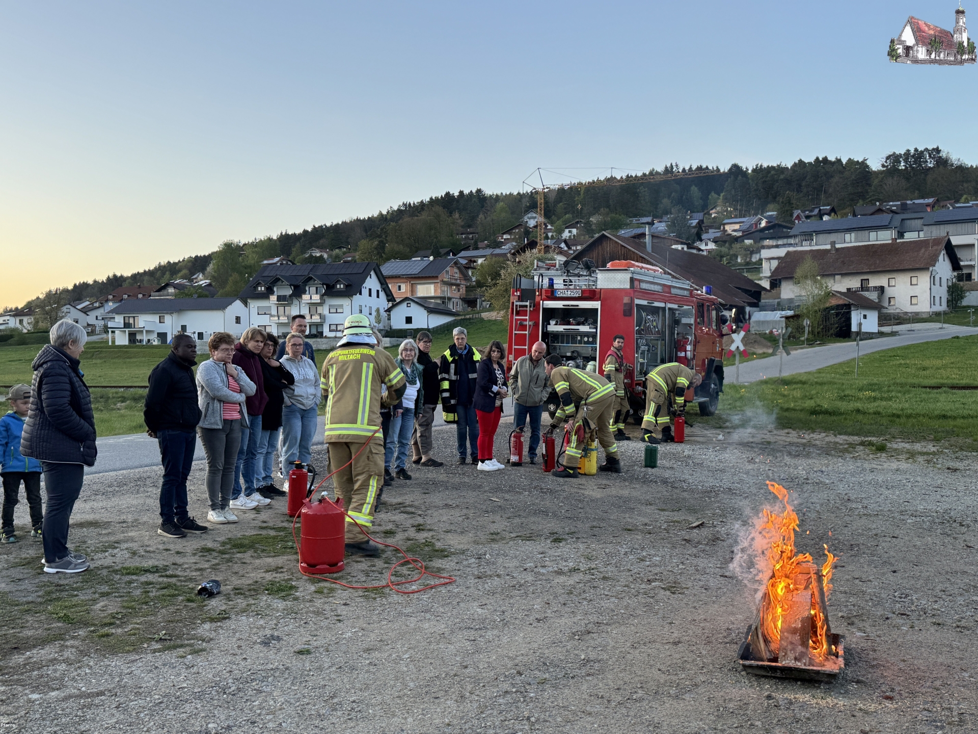 Brandschutzausbildung Pfarrei Miltach