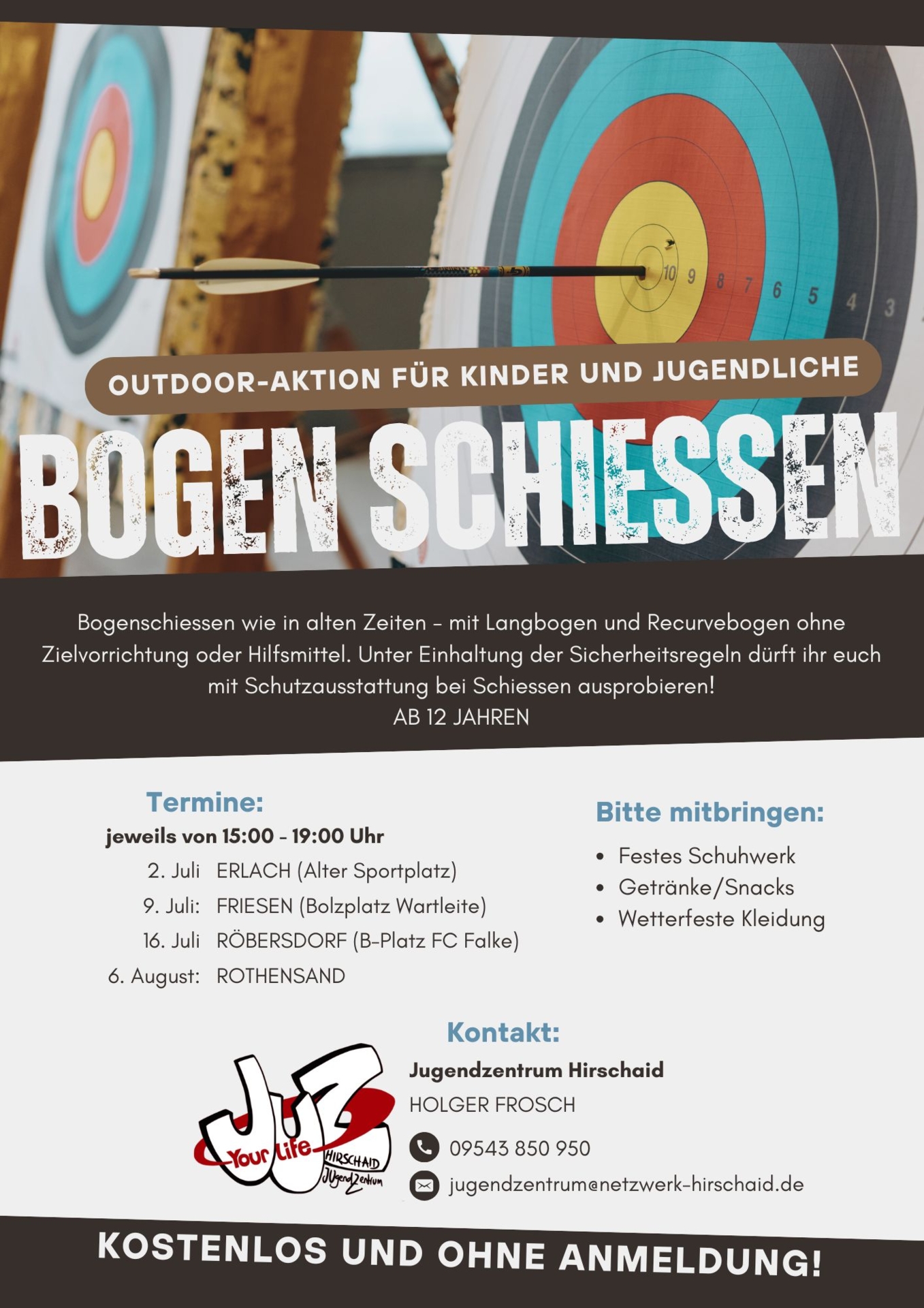 Bogenschießen Termine